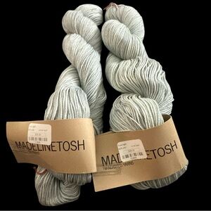 Madelinetosh Sky Blue lot 126 Hand-Dyed Yarn 2 Skeins